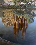 Estanque frente a la Sagrada Familia - RAFAEL DíAZ MADERUELO