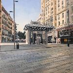 Estación de Gran Vía con templete de Antonio Palacios - RAFAEL DíAZ MADERUELO