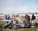 Inmigrantes asiáticos a orillas del río Evros, invierno 2020 - RAFAEL DíAZ MADERUELO