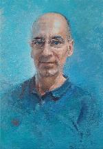Autorretrato azul - ÁNGEL DE DOMINGO