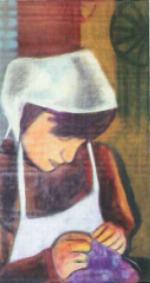 Mujer inmigrante en fábrica textil - MIRIAM SáNCHEZ GARCíA